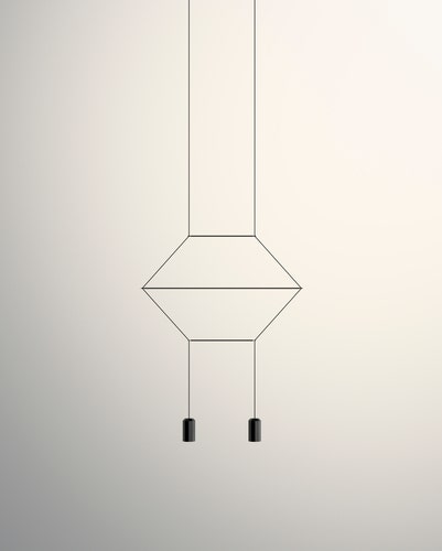 Vibia Wireflow Lineal 0320 2-Light Pendant Lamp